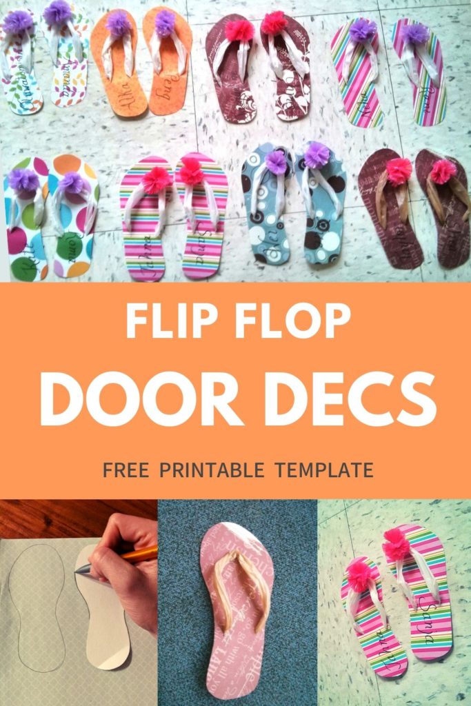 Flip flop Door Decs poster