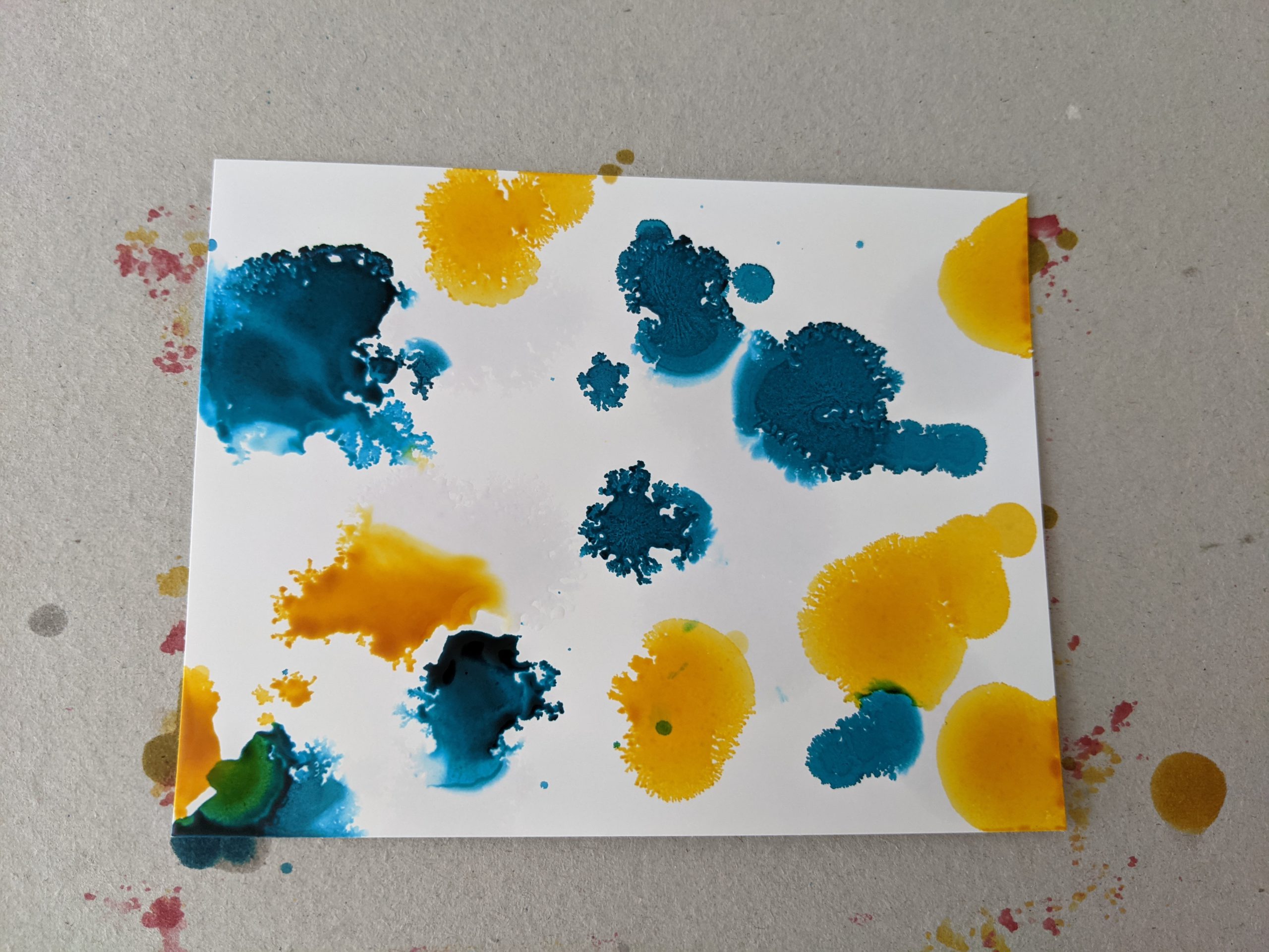 alcohol ink step 2